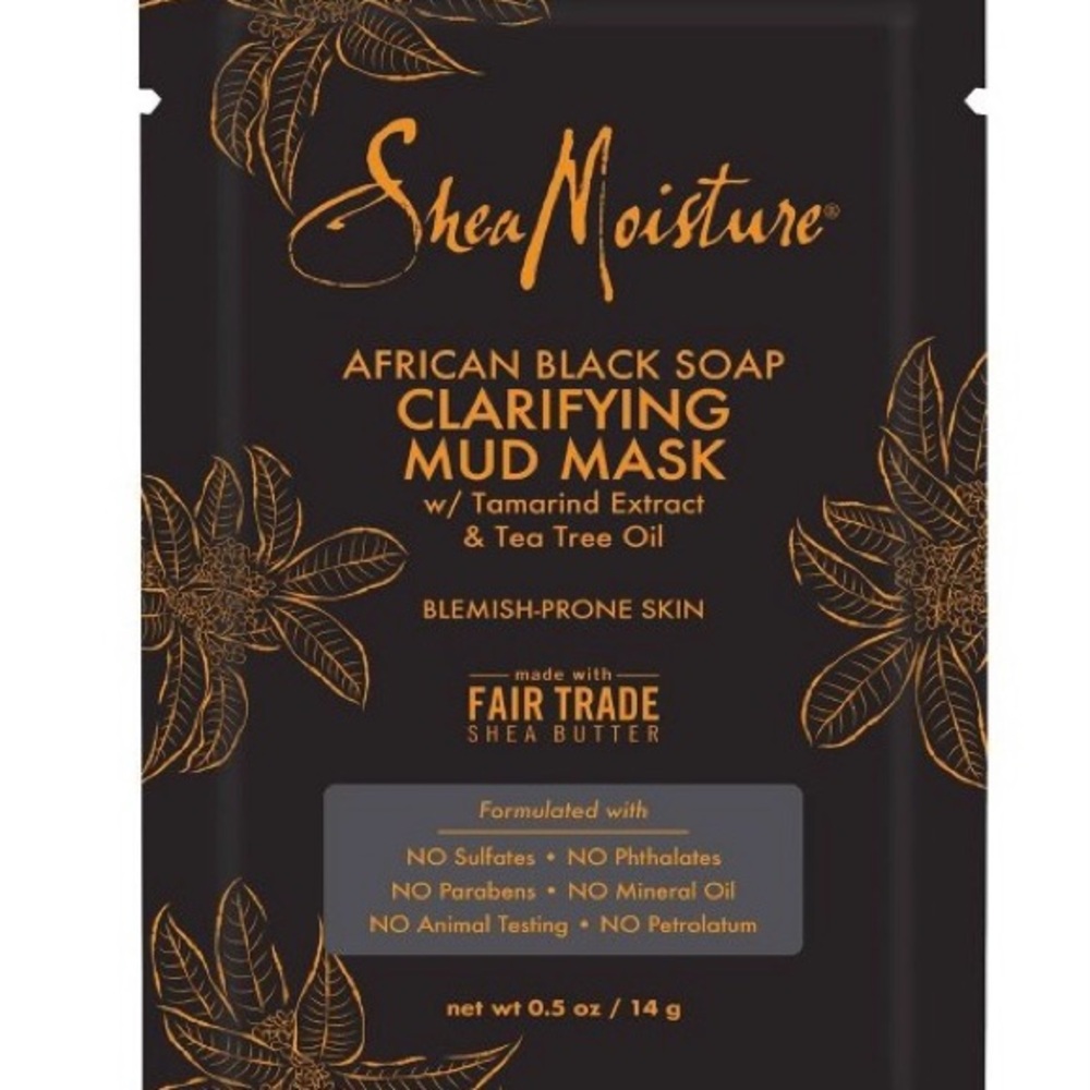 2-Pack-Shea Moisture African Black Soap Clarifying Mud Mask